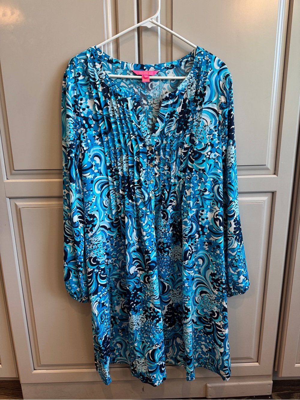 Lilly Pulitzer Turquoise Blue XL
